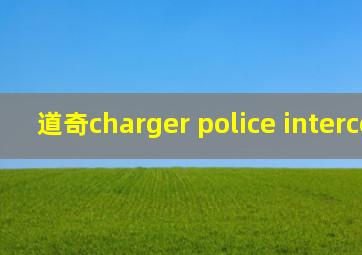 道奇charger police interceptor